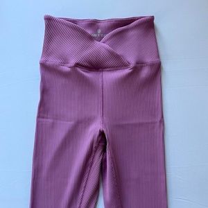 Year of Ours Purple Veronica Ribbed Leggings